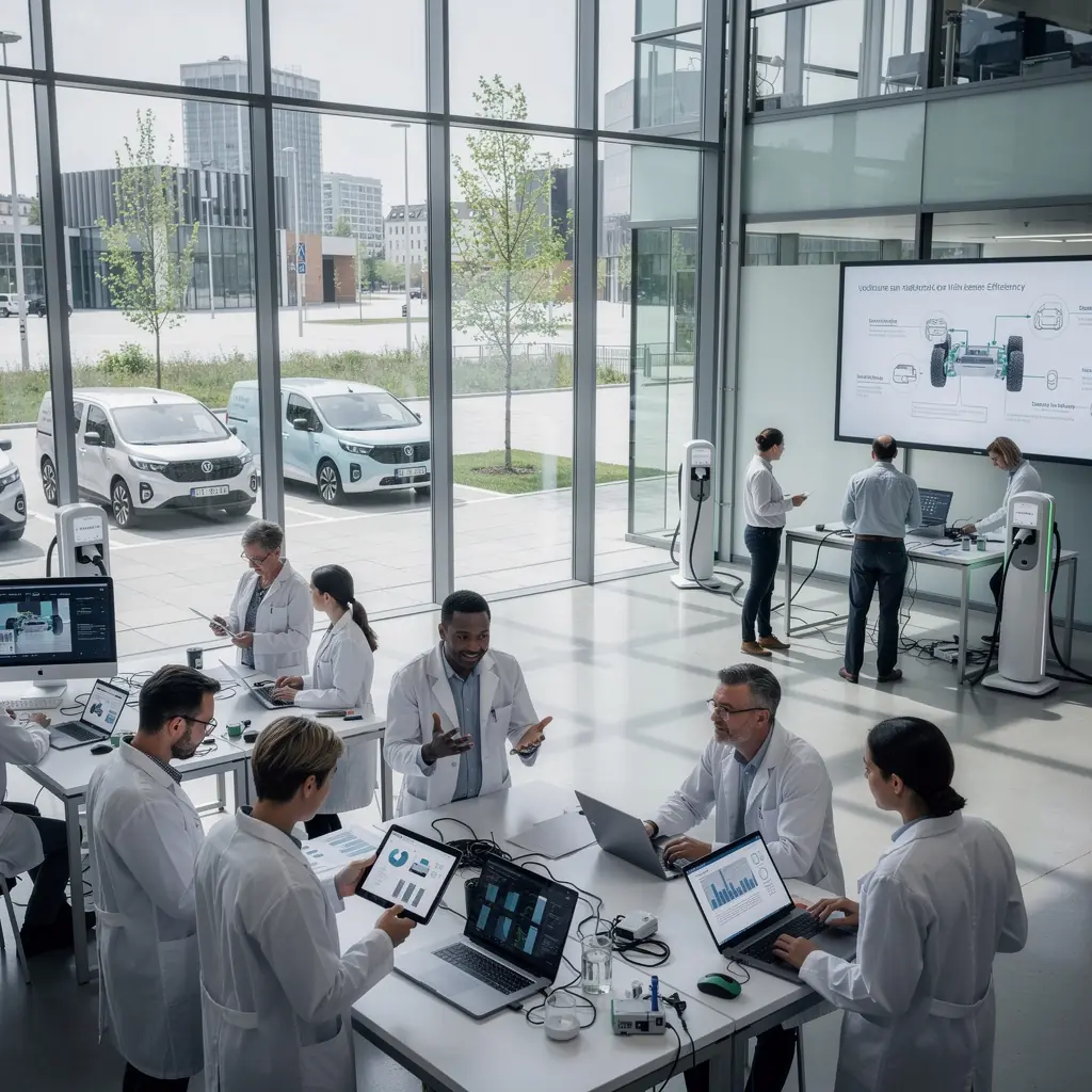 Ein Netzwerk von Elektro-Ladestationen, das sich Гјber eine Karte Г–sterreichs erstreckt, symbolisiert Nachhaltigkeit.